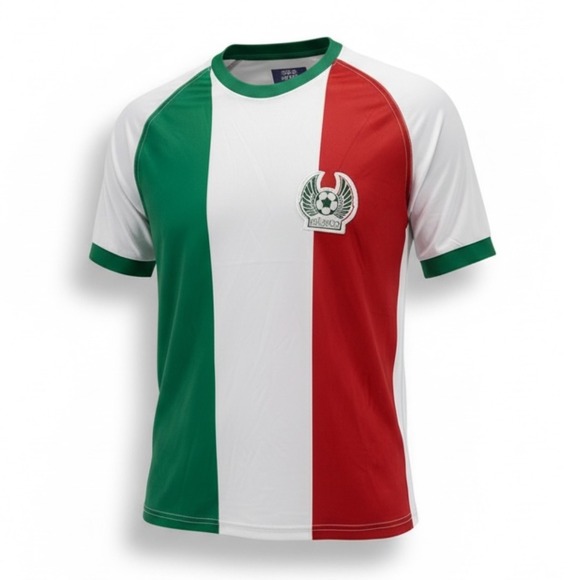 XCELSIUSACTIVE Mens Large Mexico National Team Soccer Jersey Green White Red NWT - Picture 5 of 14